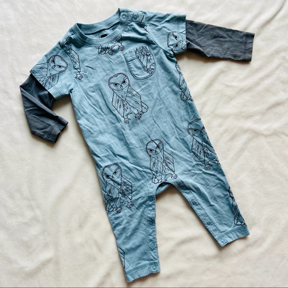 Tea Collection Owl Romper